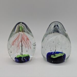 Set Of Two Paperweights